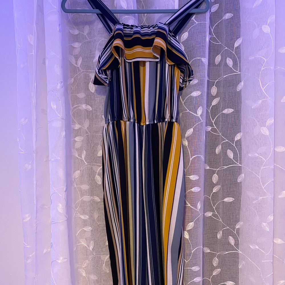 Striped romper